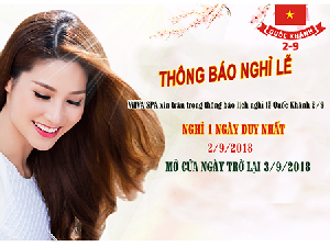 Thông báo nghỉ lễ 2/9/2018